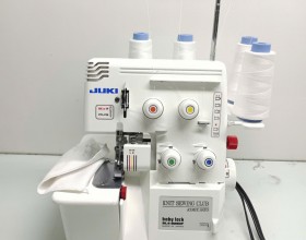 Máy vắt sổ gia đình 4 ống chỉ JUKI nhật bản, Vắt sổ se bèo 