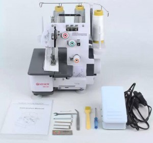 Máy viền lai gia đình MYSEW , Máy trần đè gia đình mini 2 kim 3 chỉ, Máy kansai gia đình MYSEW  MRS-323