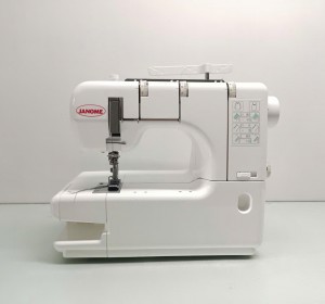 Máy trần đè gia đình JANOME 2 kim 3 ống chỉ , Máy kansai lai áo  janome gia đình 