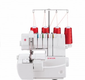 Máy viền lai áo gia đình SINGER 14T970C. Máy trần đè lai gia đình 3 kim 4 chỉ, Máy kansai lai gia đình Singer 