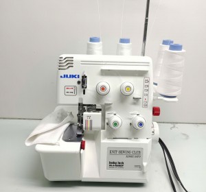 Máy vắt sổ gia đình 4 ống chỉ JUKI nhật bản, Vắt sổ se bèo 